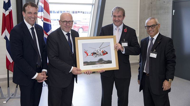 Kongsberg Defence & Aerospace Leonardo centro di MRO elicotteri AW101 NH90