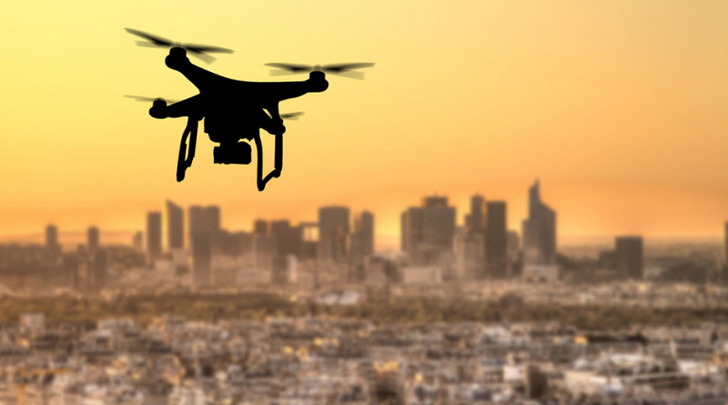 Drone city città DJI spazio-news.it