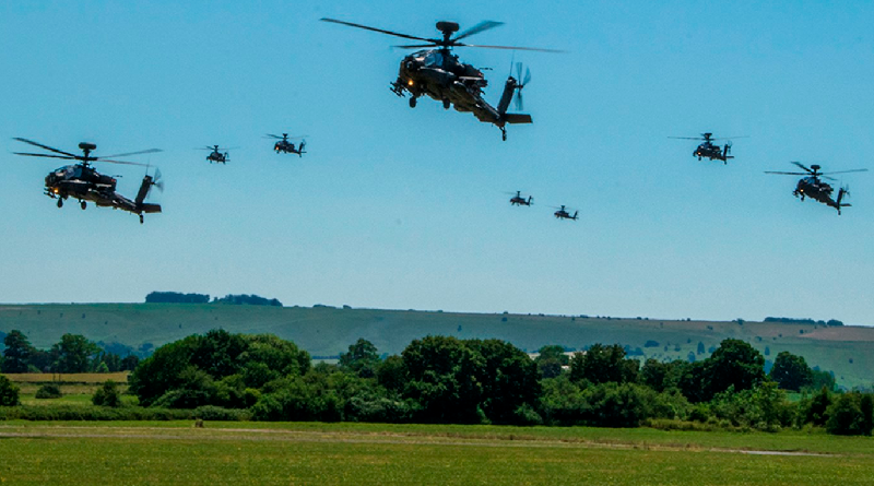 Ministero della Difesa UK Leonardo elicotteri Apache AH Mk 1 Royal Air Force Spazio-News.it