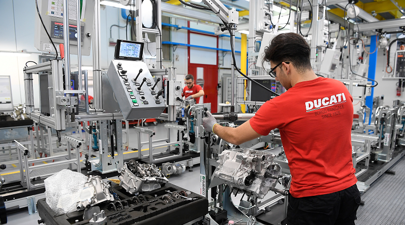 Ducati lavoro produzione industria Spazio-news.it