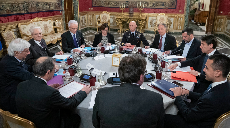 Riunione del Consiglio Supremo di Difesa