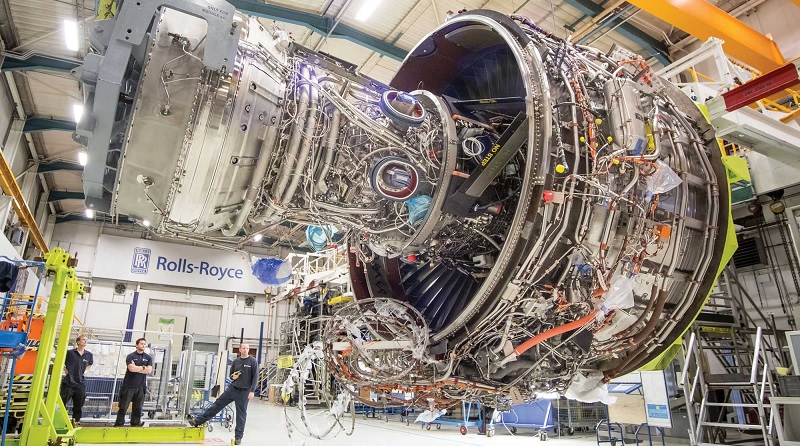 Lavoro Rolls Royce Trent XWB-97 produzione Motore Industria