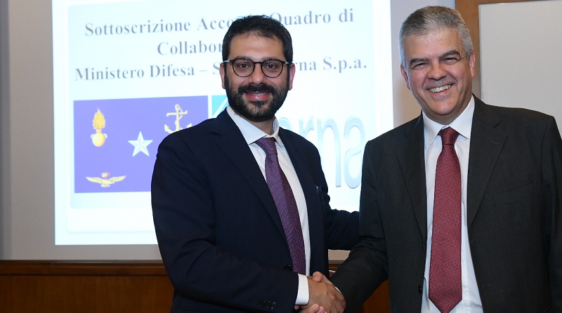 Accordo Difesa - Terna per la sicurezza energetica Tofalo e Luigi Ferraris Amministratore delegato di Terna