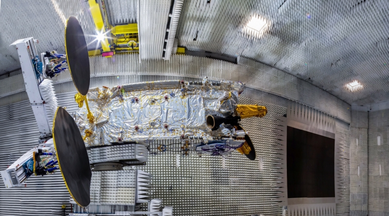 Thales Satellite Yamal-601 test site assembly