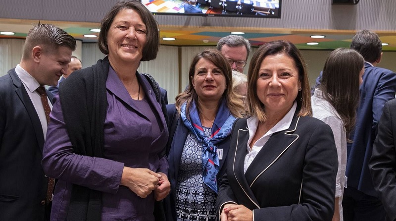 Ministro Infrastrutture e Trasporti Paola De Micheli Consiglio UE dei Trasporti