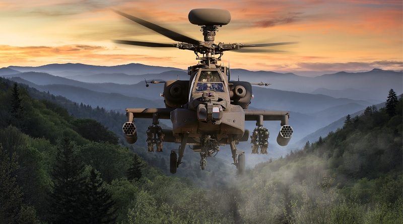 Boeing H-64E Apache helicopter US Army