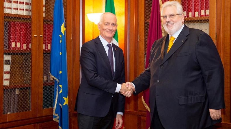Capo Polizia Direttore Generale della Pubblica Sicurezza, Franco Gabrielli - Presidente Assaeroporti Fabrizio Palenzona