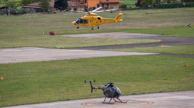 Helicopter Emergency Medical Service - HEMS 72° Stormo Aeronautica Militare - AMI - ARES 118 Lazio - ASL Frosinone - ELITALIANA