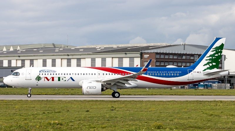Middle East Airlines - MEA Airbus A321neo Manufacturer Serial Number – MSN 10.000