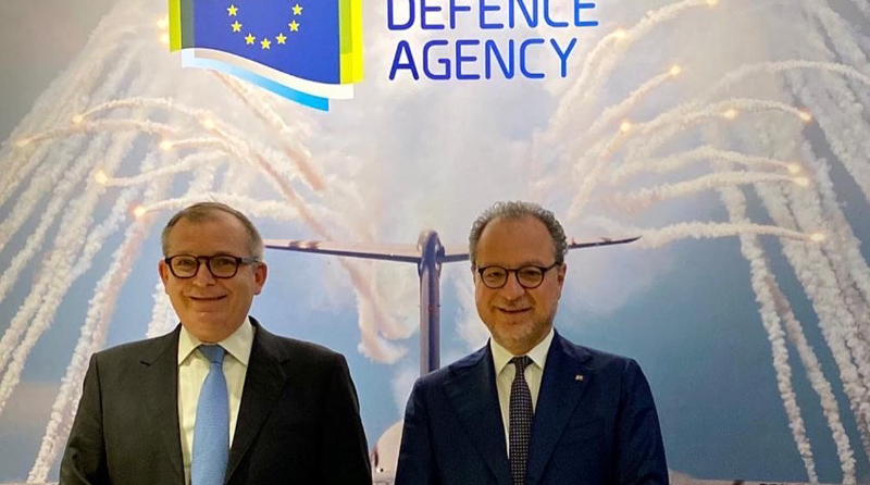 Giorgio Mulè e Jiří Šedivý, European Defence Agency - EDA, Spazio-News Magazine