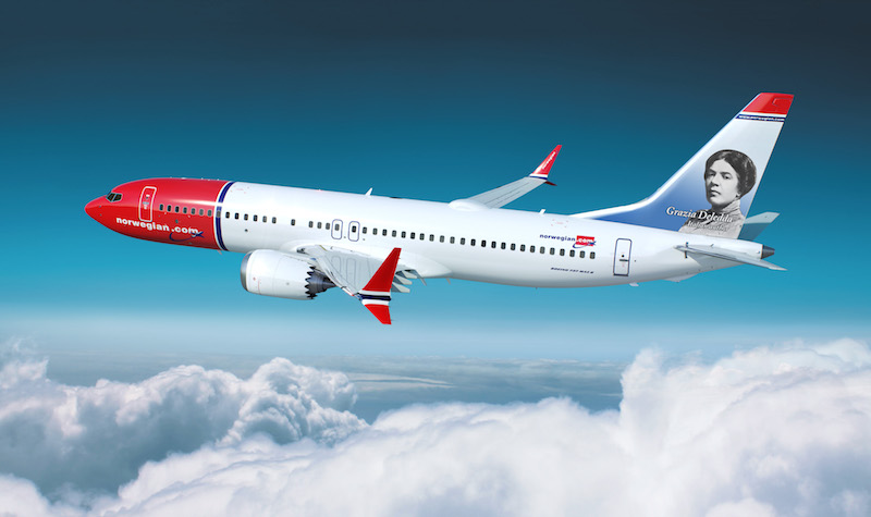 Norwegian_737MAX_Plane_Grazia Deledda