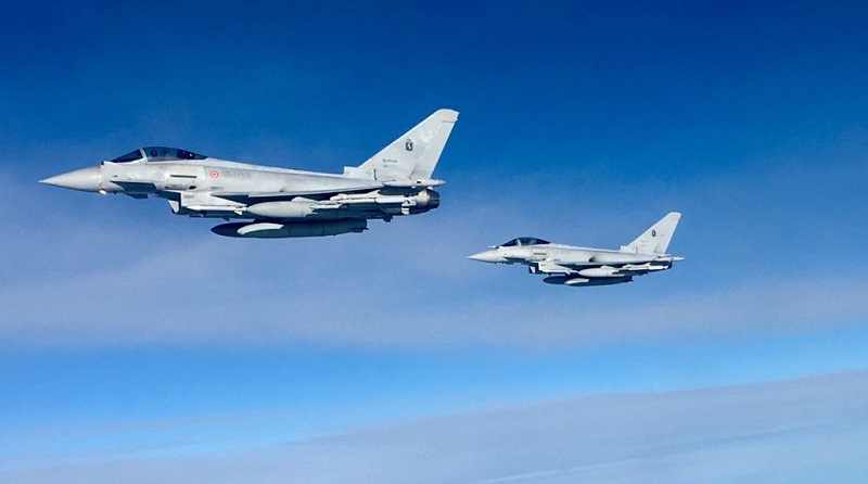 2 Eurofighter 4° Stormo Aeronautica Militare Italiana Scramble Spazio-News.it