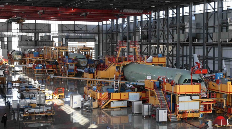 Airbus A319 A320 Cina Produzione