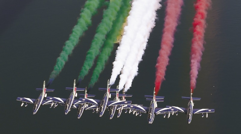 Aeronautica Militare Pattuglia PAN Frecce Tricolori
