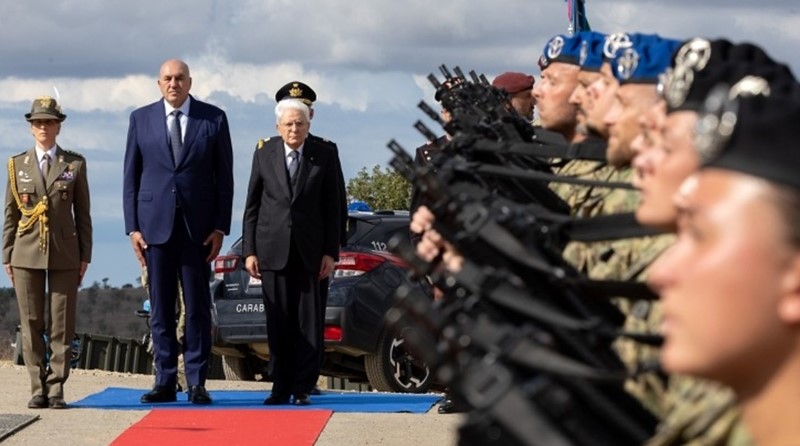 Spazio-News Magazine - Esercitazione AEGIS 26 - Mattarella e Crosetto